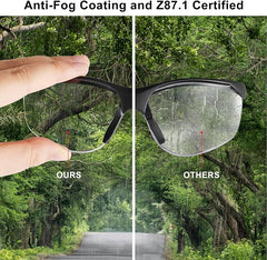 xaegistac Shooting Glasses Anti-fog Shooting Range Eye Protection,Lightweight & Strong Safety Glasses with Hard Case