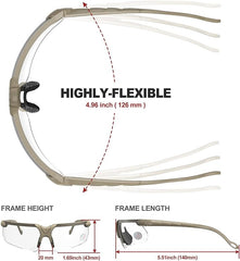 Xaegistac Shooting Glasses with Case Anti Fog Hunting Safety Glasses for Men Women