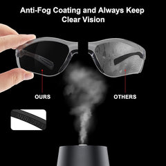 xaegistac Shooting Glasses Anti-fog with Zipper Hard Case