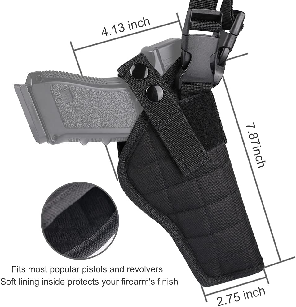 Shoulder Holster Xaegistac Airsoft Holsters General Vertical Gun Holster Adjustable for Most Kinds of Pistols