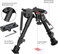 xaegistac Rifle Bipod Adjustable 6-9 Inch Bipods