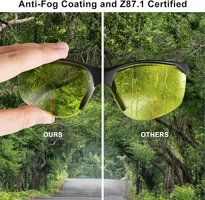 Anti fog shooting glasses online