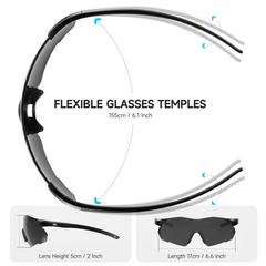 xaegistac Safety Glasses-Anti Fog Shooting Glasses, Wide field of View, Soft Nose Pad for Shooting, Hunting, Airsoft Outdoors