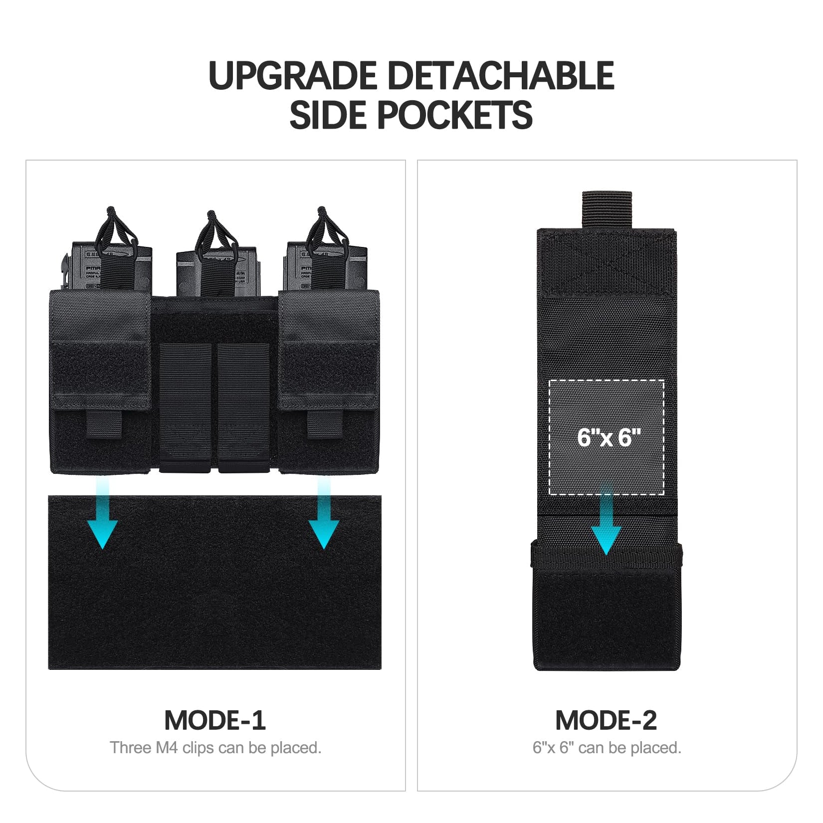 xaegistac Tactical Vest -Adjustable Modular Design for Outdoor, Hunting, and Security