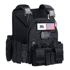 xaegistac Tactical Vest -Adjustable Modular Design for Outdoor, Hunting, and Security